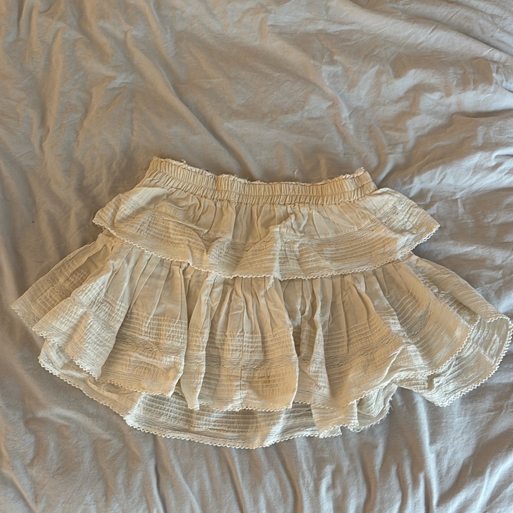 LoveShackFancy Mini Ruffle Heritage Skirt